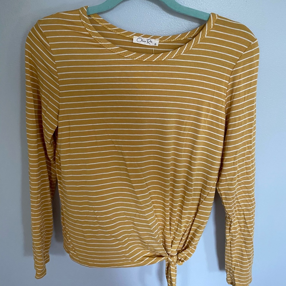 Striped Yellow Long Sleeve